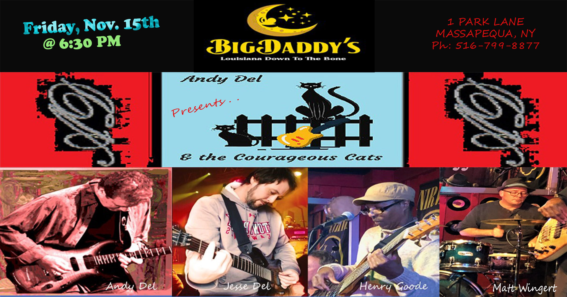 Andy Del and the Courageous Cats at Big Daddy's